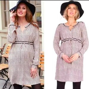 Seraphine Geometic Pattern Dress